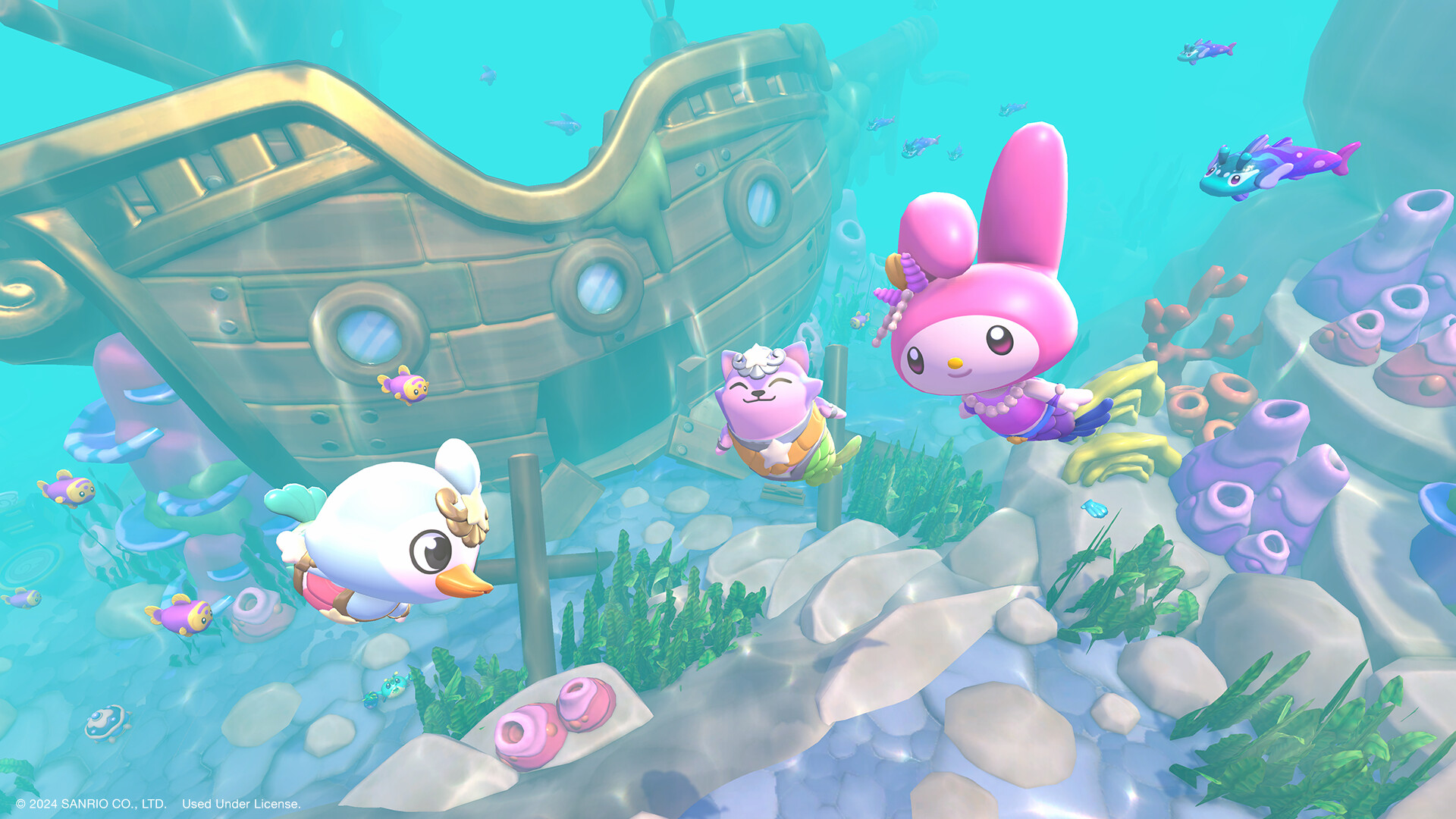 switch游戏《凯蒂猫岛屿冒险 Hello Kitty Island》美版中文+2.9.1补丁+2DLC+金手指-资源站