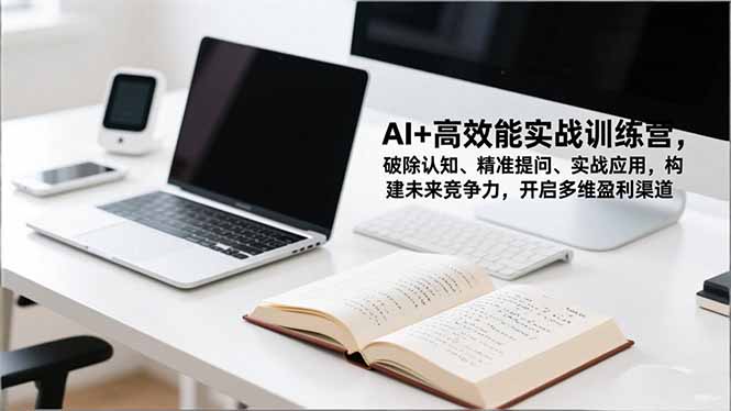 AI+高效能实战训练营，破除认知、精准提问、实战应用，构建未来竞争力，开启多维盈利渠道-资源站