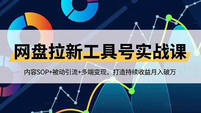 网盘拉新工具号实战课,内容SOP+被动引流+多端变现,打造持续收益月入破万-资源站