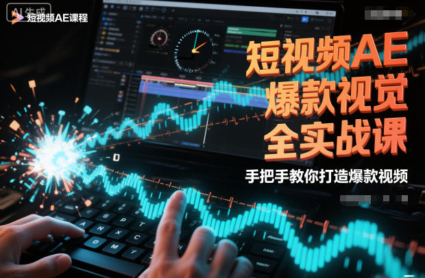 短视频AE爆款视觉全实战课，手把手教你打造爆款视频-资源站
