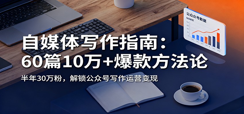 自媒体写作指南：60篇10万+爆款方法论，半年30万粉，解锁公众号写作运营变现-资源站