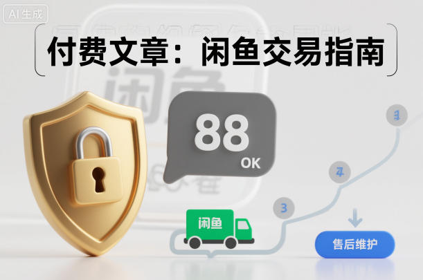 付费文章：闲鱼交易指南，怎么才能降低被坑被马扁的概率-资源站