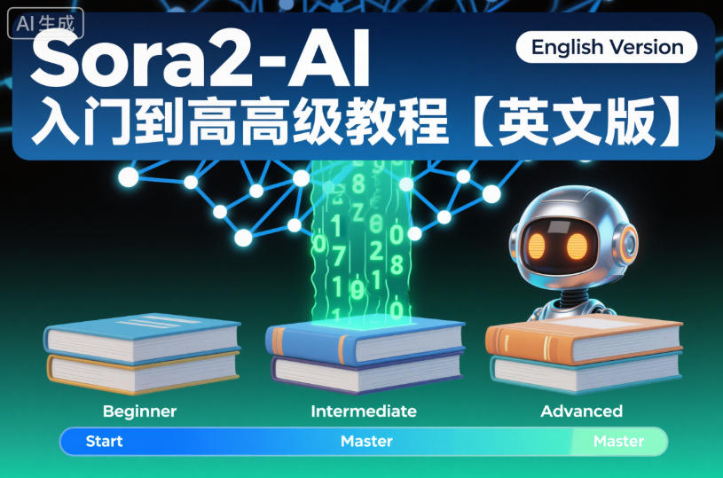 Sora2-AI入门到高级教程【英文版】-资源站