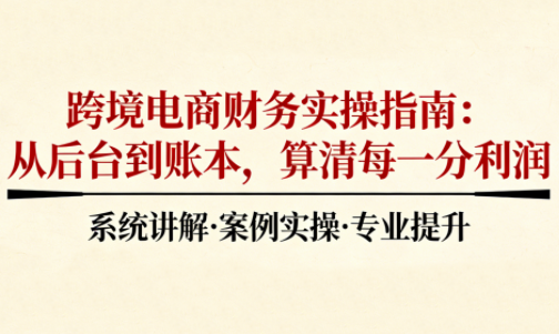 2025跨境电商财务实操指南-资源站