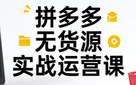 子枫老师·拼多多无货源实战运营课(更新12月)-资源站