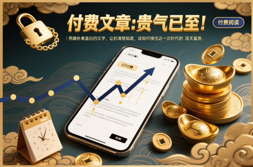 付费文章：贵气已至！用最朴素直白的文字，让你清楚知道，该如何接住这一次时代的泼天富贵-资源站