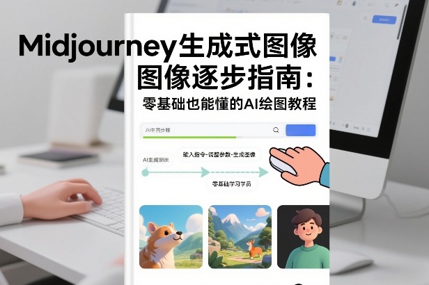 Midjourney生成式图像逐步指南：零基础也能懂的AI绘图教程-资源站