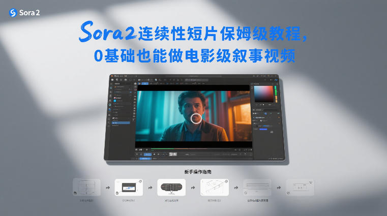 Sora2连续性短片保姆级教程，0基础也能做电影级叙事视频-资源站