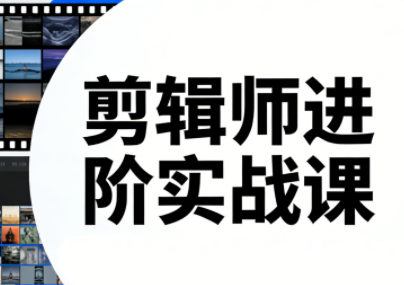 剪辑师进阶实战课(更新23年-25年)-资源站