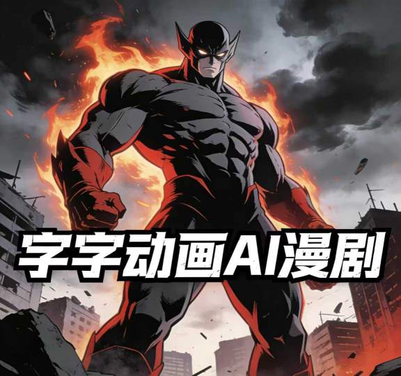 字字动画AI漫剧2026年第1期系统课程，小白看完就能学会实操的漫剧课，单人月收1-3W-资源站