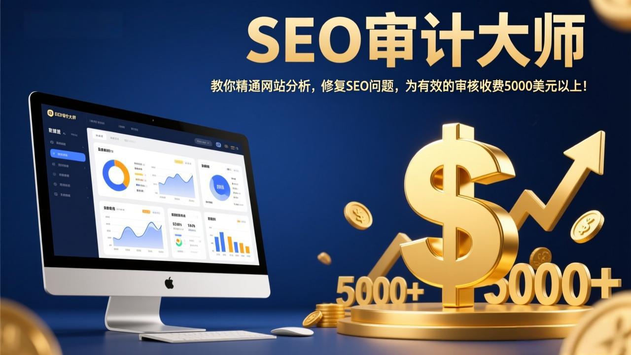 SEO审计大师：教你精通网站分析，修复SEO问题，为有效的审核收费5000美元以上！-资源站