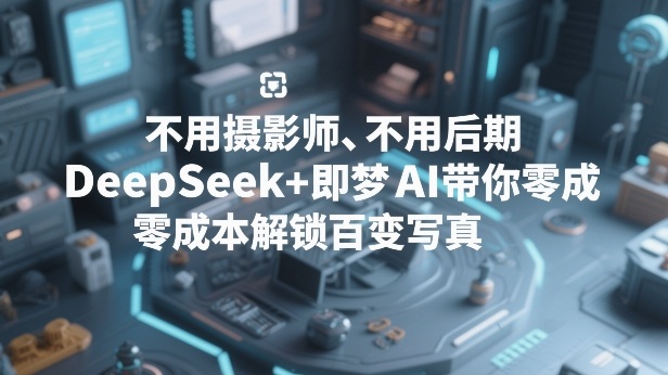 不用摄影师、不用后期，DeepSeek+即梦AI带你零成本解锁百变写真！-资源站