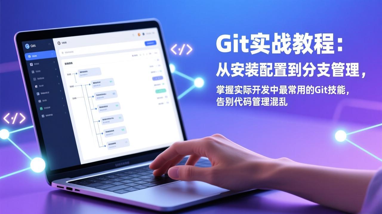 Git实战教程：从安装配置到分支管理，掌握实际开发中最常用的Git技能，告别代码管理混乱-资源站