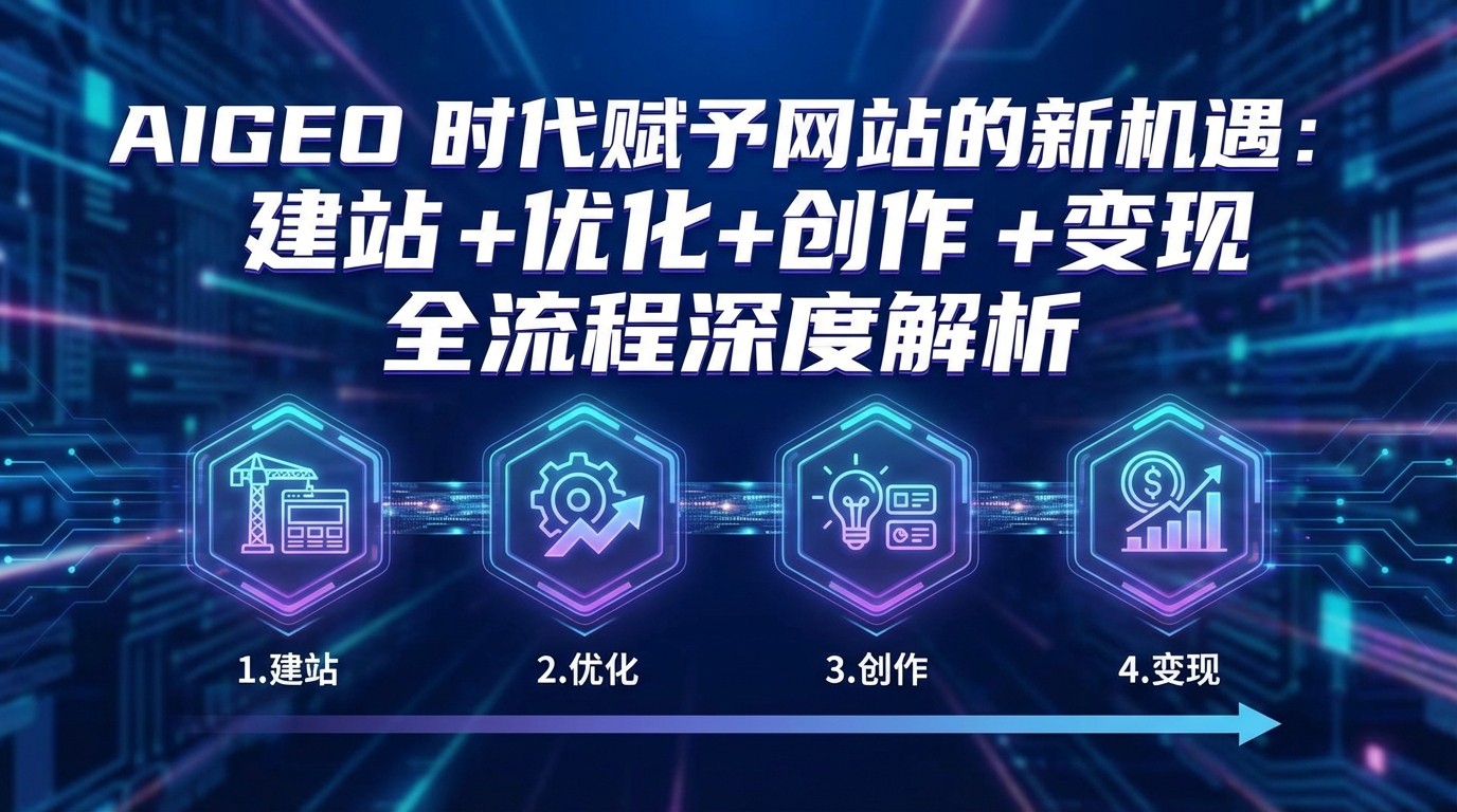 AIGEO+时代赋予网站的新机遇：建站+优化+创作+变现+全流程深度解析-资源站