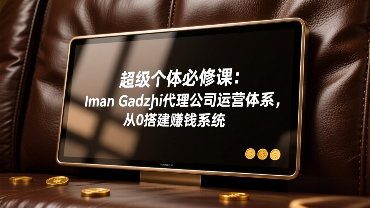 超级个体必修课：Iman Gadzhi代理公司运营体系，从0搭建赚钱系统-资源站