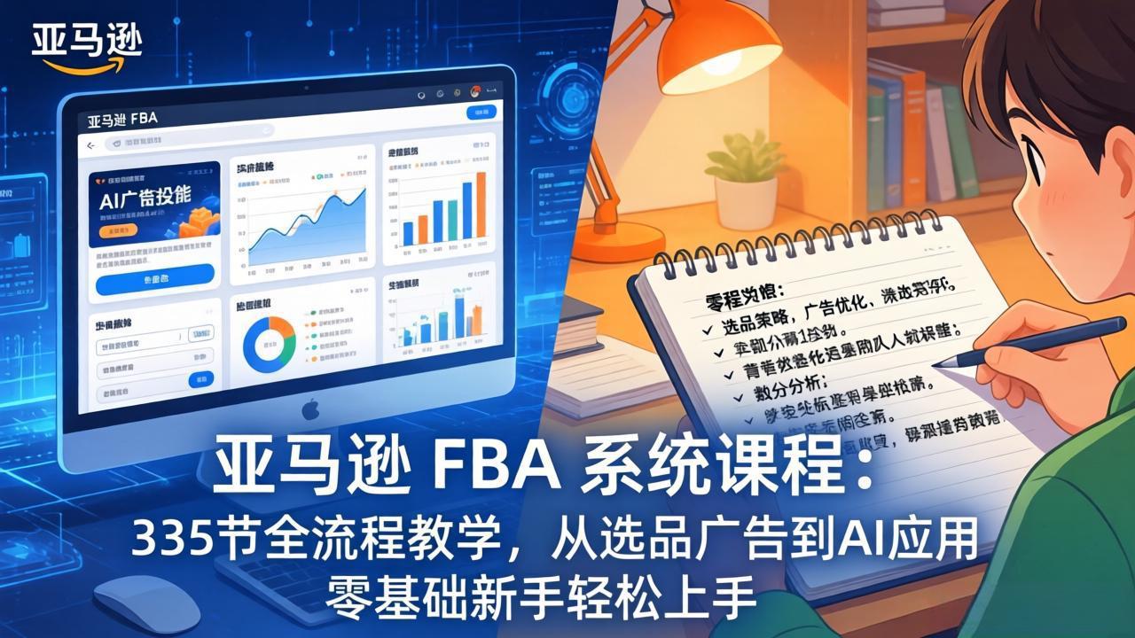 亚马逊 FBA 系统课程(更新26年3月-资源站