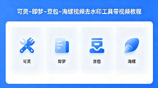 可灵–即梦–豆包–海螺视频去水印工具带视频教程-资源站