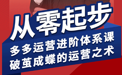 海神·拼多多运营进阶系统课(更新2026)-资源站