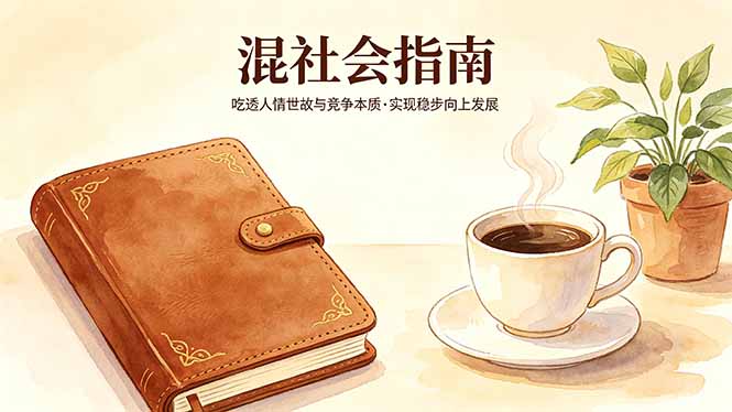 付费文章：混社会指南，吃透人情世故与竞争本质，实现稳步向上发展-资源站