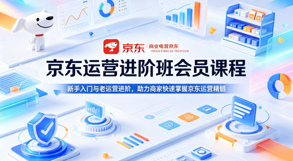 京东运营进阶班会员课程，新手入门与老运营进阶，助力商家快速掌握京东运营精髓-资源站
