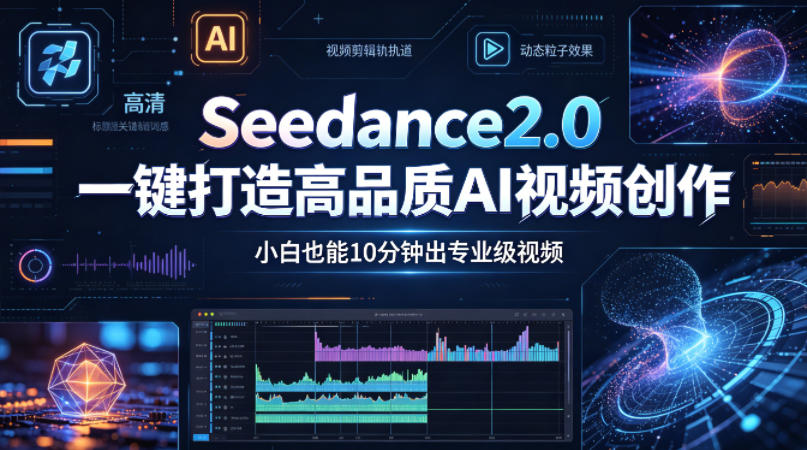 Seedance2.0一键打造高品质AI视频创作，小白也能10分钟出专业级视频-资源站