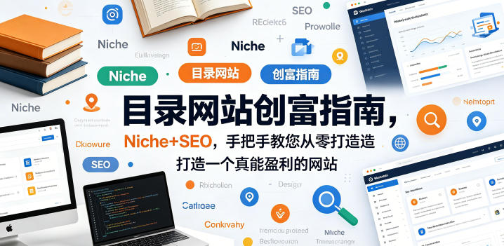 目录网站创富指南，Niche+SEO，手把手教您从零打造打造一个真能盈利的网站【原创双语字幕】-资源站