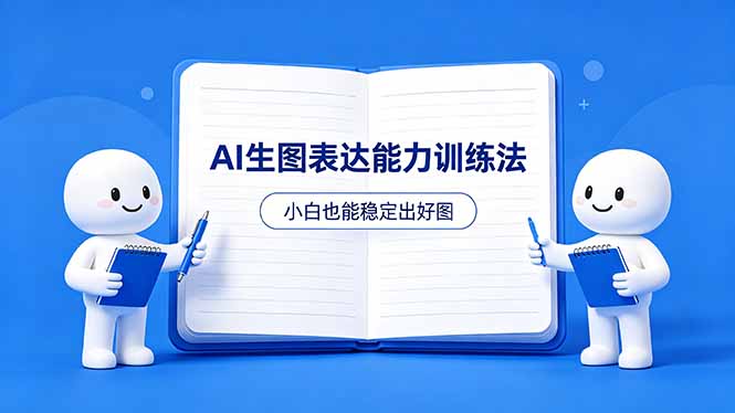 AI生图不是做漂亮图，而是表达能力。这套方法让小白也能稳定出好图-资源站