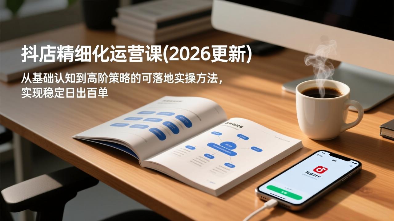 抖店精细化运营课(更新5月-资源站