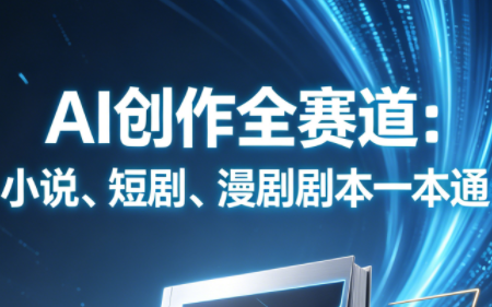 AI创作全赛道：小说、短剧、漫剧剧本一本通(更新5月)-资源站
