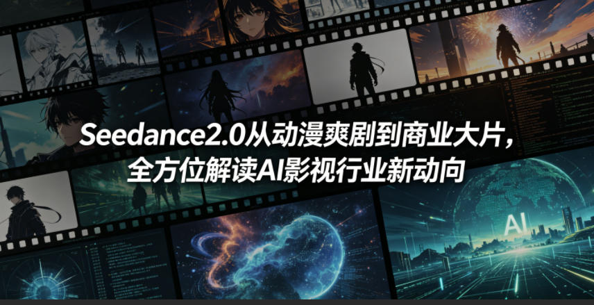 Seedance2.0从动漫爽剧到商业大片，全方位解读AI影视行业新动向-资源站