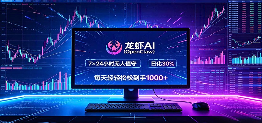 龙虾AI(OpenClaw)全自动挂机，智能操控电脑高效执行任务，每天轻松到手四位数-资源站