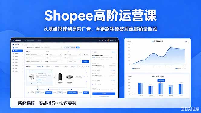 Shopee高阶运营课-2026年5月更新，从基础搭建到高阶广告，全链路实操破解流量销量瓶颈-资源站