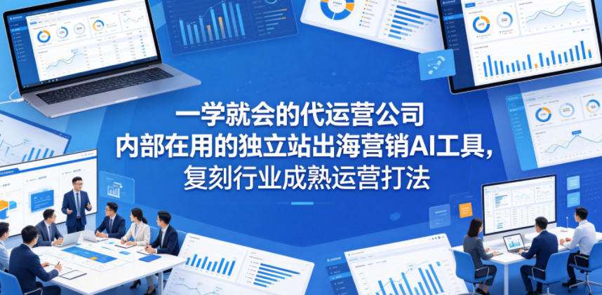 一学就会的代运营公司内部在用的独立站出海营销AI工具，复刻行业成熟运营打法-资源站