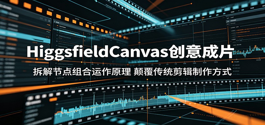 HiggsfieldCanvas创意成片：拆解节点组合运作原理，颠覆传统剪辑制作方式-资源站
