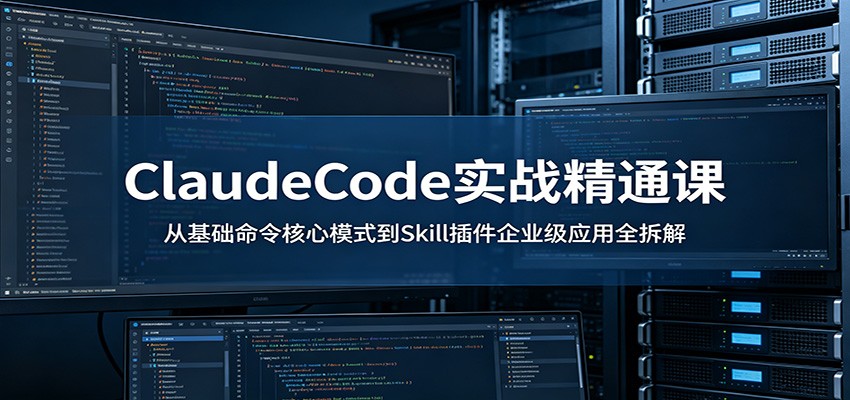 ClaudeCode实战精通课：从基础命令核心模式到Skill插件企业级应用全拆解-资源站