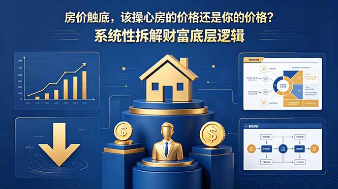 付费文章：房价触底，该操心房的价格还是你的价格？系统性拆解财富底层逻辑-资源站