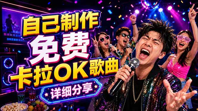 免费卡拉OK歌曲制作全攻略：音轨分离字幕制作，零基础快速做出专业K歌视频-资源站