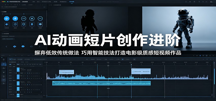 AI动画短片创作进阶:摒弃低效传统做法,巧用智能技法打造电影级质感短视频作品-资源站