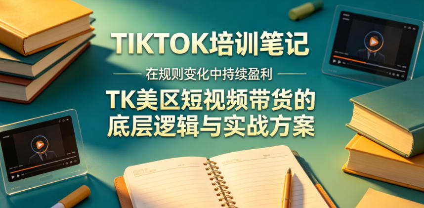 视界跨境TIKTOK4月17培训笔记，在规则变化中持续盈利，TK美区短视频带货的底层逻辑与实战方案【文档】-资源站