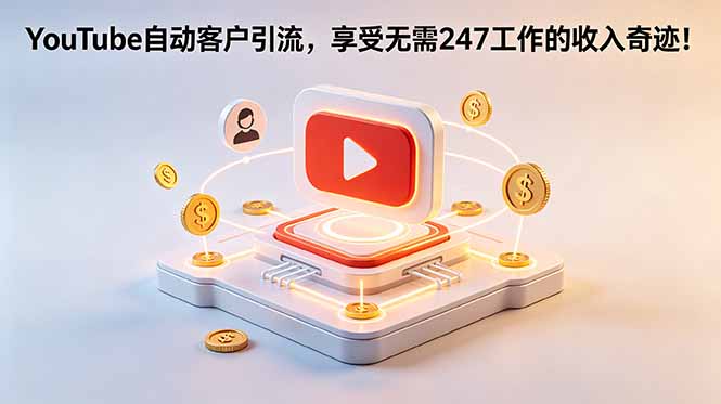 YouTube 自动客户引流，享受无需 247 工作的收入奇迹！【原创双语字幕】-资源站