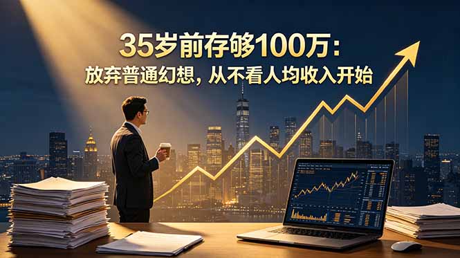 35岁前存够100万：放弃普通幻想，从不看人均收入开始-资源站