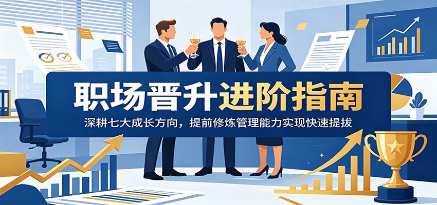 职场晋升进阶指南：深耕七大成长方向，提前修炼管理能力实现快速提拔-资源站