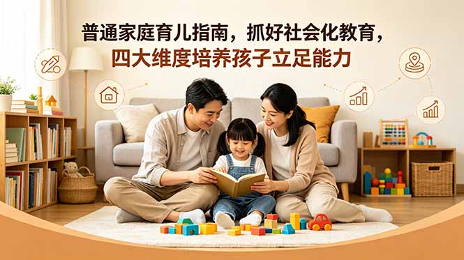 付费文章:普通家庭育儿指南,抓好社会化教育,四大维度培养孩子立足能力-资源站