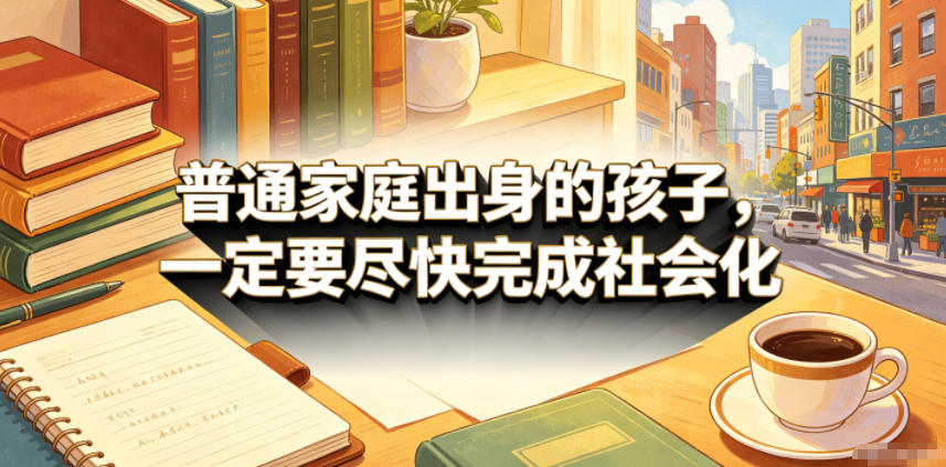 付费文章:普通家庭出身的孩子,一定要尽快完成社会化-资源站
