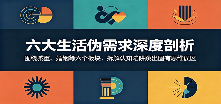 六大生活伪需求深度剖析:围绕减重、婚姻等六个板块,拆解认知陷阱跳出固有思维误区-资源站