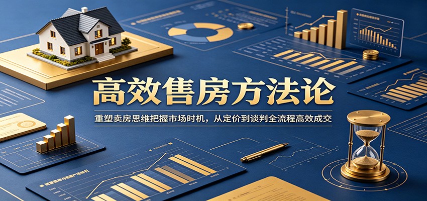 高效售房方法论：重塑卖房思维把握市场时机，从定价到谈判全流程高效成交-资源站