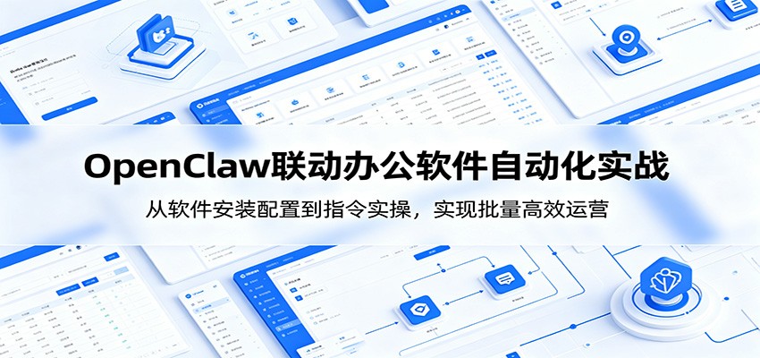 OpenClaw自动化实操课：从软件安装配置到指令实操，实现批量高效运营-资源站