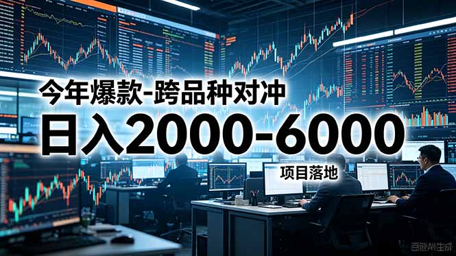 今年爆款-跨品种对冲日入2000-6000，项目落地！-资源站