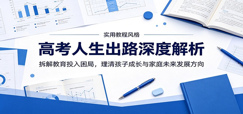 高考人生出路深度解析:拆解教育投入困局,理清孩子成长与家庭未来发展方向-资源站