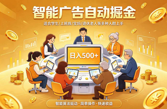 2026年最好做的项目：自动掘金项目，小白轻易上手，单日轻松收入500+【揭秘】-资源站
